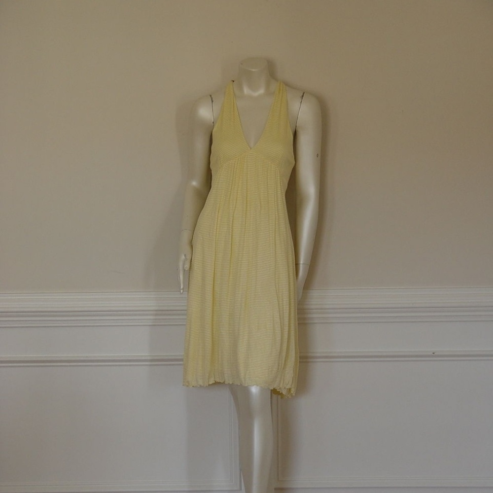 DIANE von FURSTENBERG THEO YELLOW/IVORY DRESS - 8